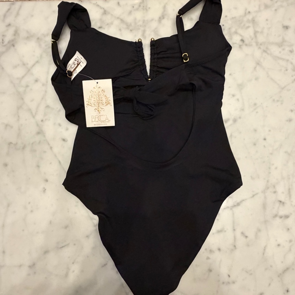 Becca Viviana Color Code V-Wire One-Piece Swimsuit - NWT - Picture 6 of 7